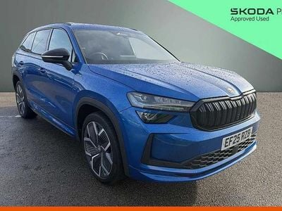 Used Skoda Kodiaq SportLine 147 HP (108 kW) 2025 Race blue metallic SUV