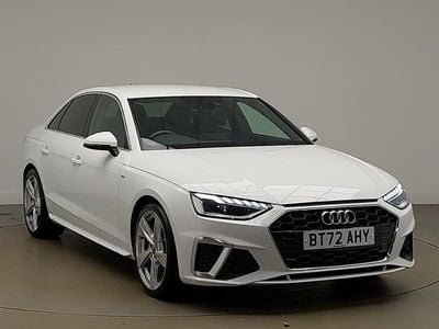 Used Audi A4 S-Line 150 HP (110 kW) 2022 White Sedan