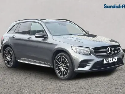 Used Mercedes GLC250 AMG line 204 HP (150 kW) 2019 Grey Estate
