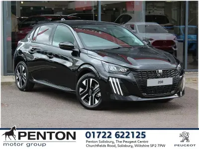 New Peugeot 208 Allure 99 HP (72 kW) 2026 Black Hatchback