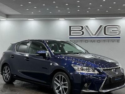 Blue Used 2016 Lexus CT200h Sport Line Hatchback | £10,994 (Fair price)
