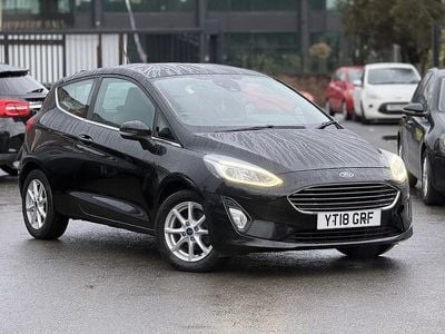 Used Ford Fiesta Zetec 100 HP (73 kW) 2018 Black Hatchback