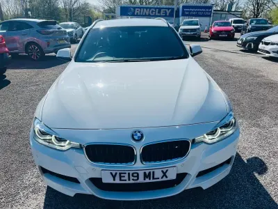 Begagnad BMW 318 M Sport 2019 Vit Kombi