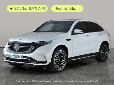 White Used 2020 Mercedes EQC400 AMG line SUV | £24,867 (Fair price)