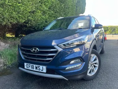 Second-hand Hyundai Tucson SE 116 CP (85 kW) 2018 Albastru SUV