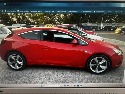 Used Vauxhall Astra GTC SRi 140 HP (102 kW) 2016 Red Coupe