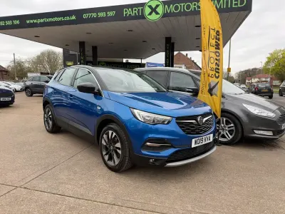 Used Vauxhall Grandland X Sport 130 HP (95 kW) 2019 Blue SUV