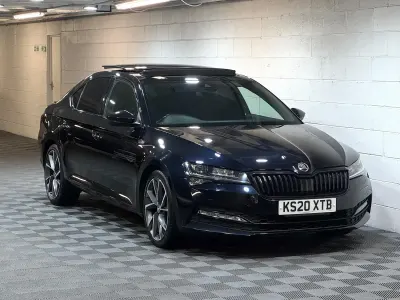 Used Skoda Superb SportlinePlus 2020 Black Hatchback