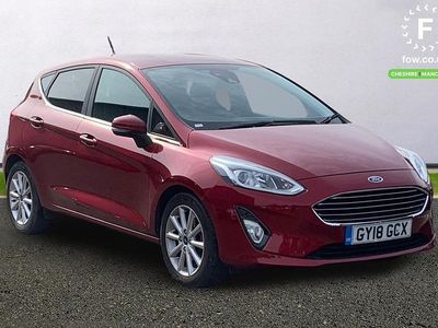 Used Ford Fiesta Titanium 100 HP (73 kW) 2018 Red Hatchback