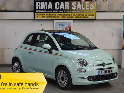 Used Fiat 500 Lounge 69 HP (50 kW) 2018 Green Hatchback