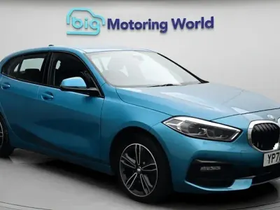 Used BMW 118 Sport Line 150 HP (110 kW) 2021 Blue Hatchback