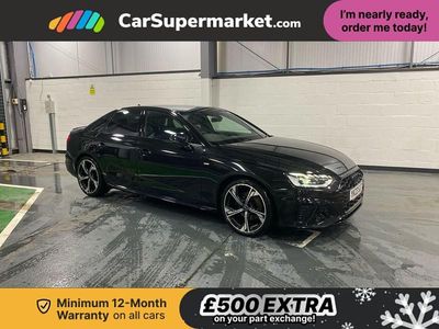 Black Used 2023 Audi A4 Black Edition Sedan | £22,697 (Fair price)