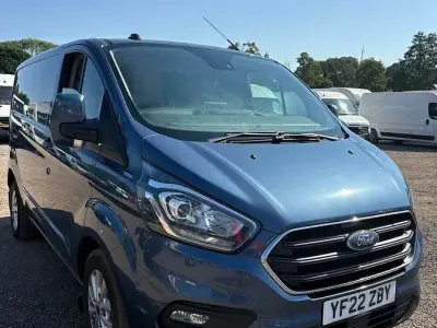 Used Ford Transit Custom Limited 130 HP (95 kW) 2022 Blue Van