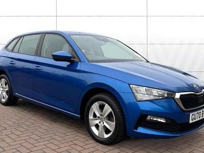 Used Skoda Scala SE 110 HP (80 kW) 2021 Blue Hatchback