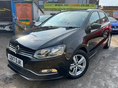Used VW Polo Edition 90 HP (66 kW) 2017 Black Hatchback