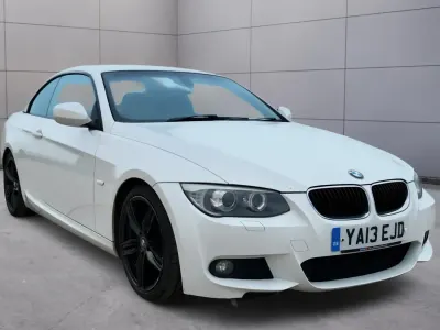 Begagnad BMW 320 Cabriolet M Sport 184 HK (135 kW) 2013 Vit Cab