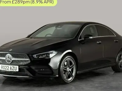 Used Mercedes CLA250e AMG Line Premium Plus 218 HP (160 kW) 2022 Black Coupe