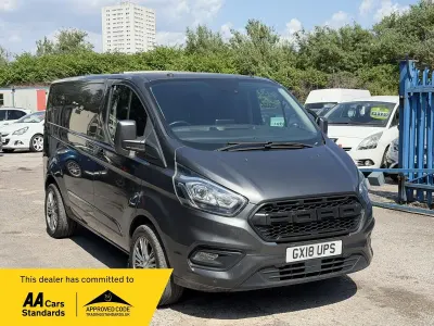 Used Ford Transit Custom Limited 130 HP (95 kW) 2018 Grey Van
