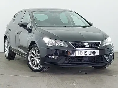 Used Seat Leon SE Dynamic 115 HP (84 kW) 2019 Black Hatchback