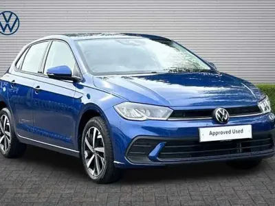 Used VW Polo Life 95 HP (69 kW) 2023 Blue Hatchback