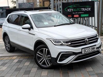 White Used 2023 VW Tiguan Allspace Elegance SUV | £26,500 (Fair price)