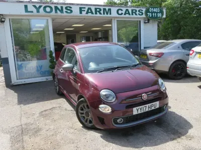 Used Fiat 500 S 85 HP (62 kW) 2017 Red Hatchback