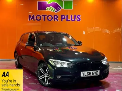 Used BMW 116 Sport Line 116 HP (85 kW) 2018 Black Hatchback