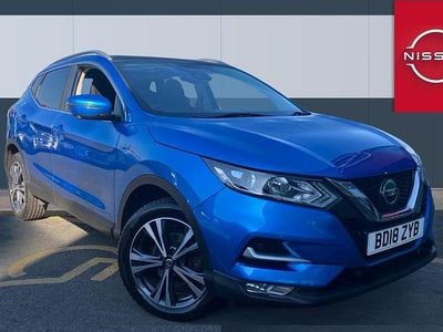 Used Nissan Qashqai N-Connecta 110 HP (80 kW) 2018 Blue SUV