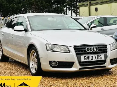Used Audi A5 180 HP (132 kW) 2010 Silver Coupe