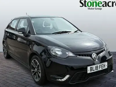 Used MG MG3 106 HP (77 kW) 2018 Black Hatchback