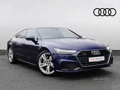 Usado Audi A7 S-Line 340 HP (250 kW) 2019 Azul Sedan