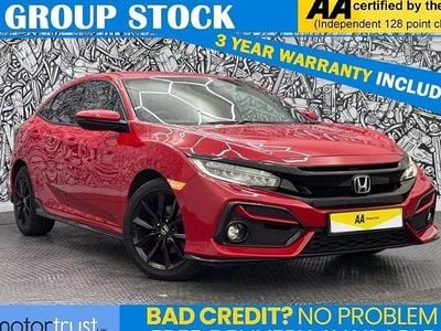 Red Used 2021 Honda Civic Sport Hatchback | £14,795 (Fair price)