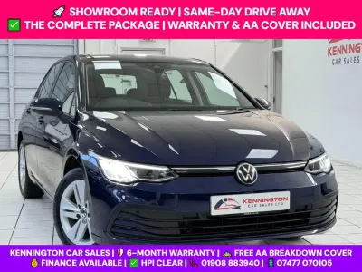 Gebraucht VW Golf VII Life 115 PS (84 kW) 2021 Blau Kleinwagen
