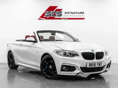 Begagnad BMW 220 M Sport 190 HK (139 kW) 2016 Vit Cab