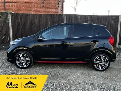 Second-hand Kia Picanto GT-Line 66 CP (48 kW) 2018 Negru Hatchback