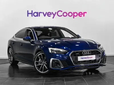 Used Audi A5 S-Line 2024 Blue Hatchback