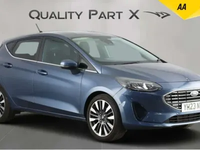 Used Ford Fiesta Titanium X 125 HP (91 kW) 2023 Blue Hatchback