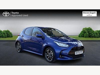 Used Toyota Yaris Hybrid Design 2022 Blue Hatchback