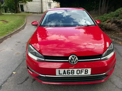 Used VW Golf VII Match 115 HP (84 kW) 2019 Red Hatchback