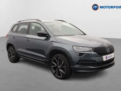 Used Skoda Karoq SportLine 150 HP (110 kW) 2021 Grey SUV