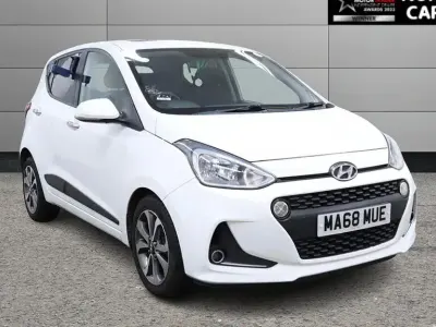 Usado Hyundai i10 Premium SE 87 CV (63 kW) 2018 Blanco Utilitario