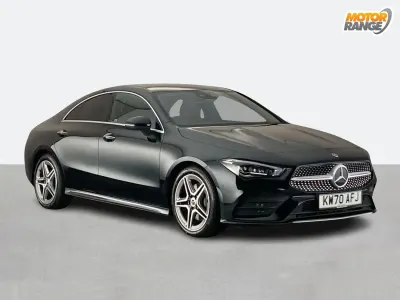 Used Mercedes CLA220 AMG Line Premium Plus 190 HP (139 kW) 2020 Black Coupe