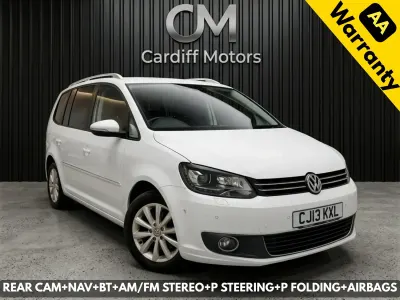 Used VW Touran SE 140 HP (102 kW) 2013 White MPV