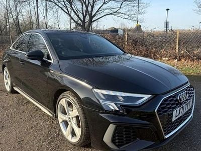 Used Audi A3 S-Line 150 HP (110 kW) 2021 Black Sedan