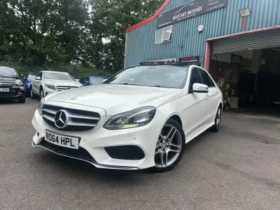Used Mercedes E250 AMG Line Premium Plus 2014 White Sedan