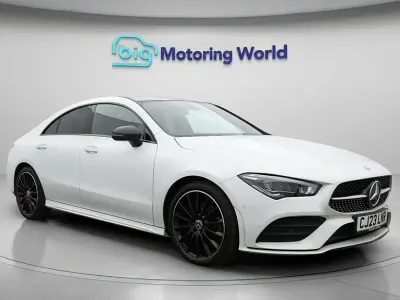 Used Mercedes CLA200 AMG line 163 HP (119 kW) 2023 White Coupe
