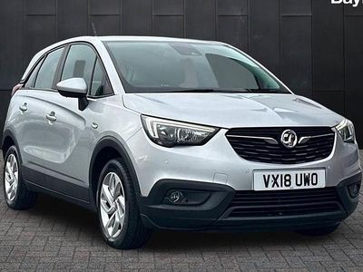 Silver Used 2018 Vauxhall Crossland X S SUV | £8,450 (Fair price)