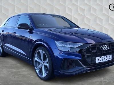 Used Audi Q8 Black Edition 340 HP (250 kW) 2022 Blue SUV