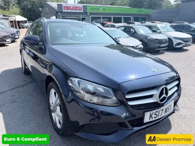 Used Mercedes C220 Executive 2017 Blue Estate