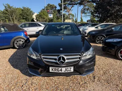 Used Mercedes E250 AMG 2015 Black with dark interior trim Sedan